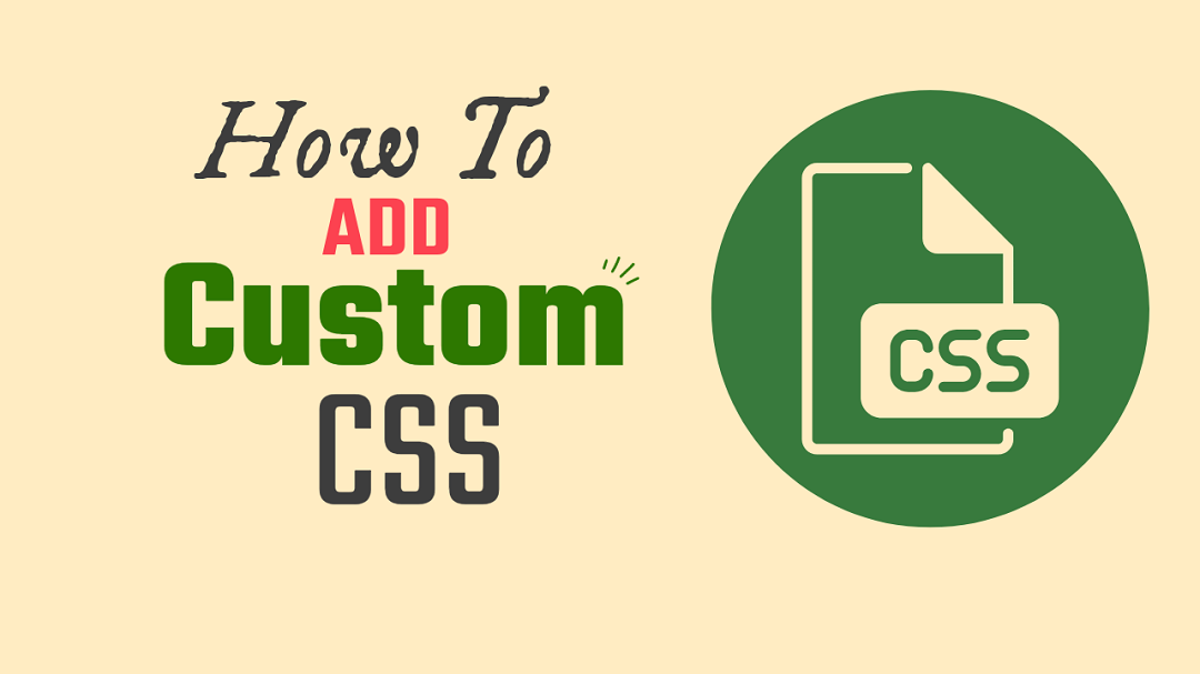 add custom CSS wordpress