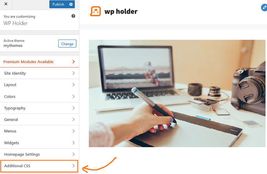 adding additional CSS in WordPress 