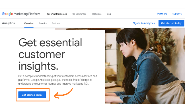setup google analytic account