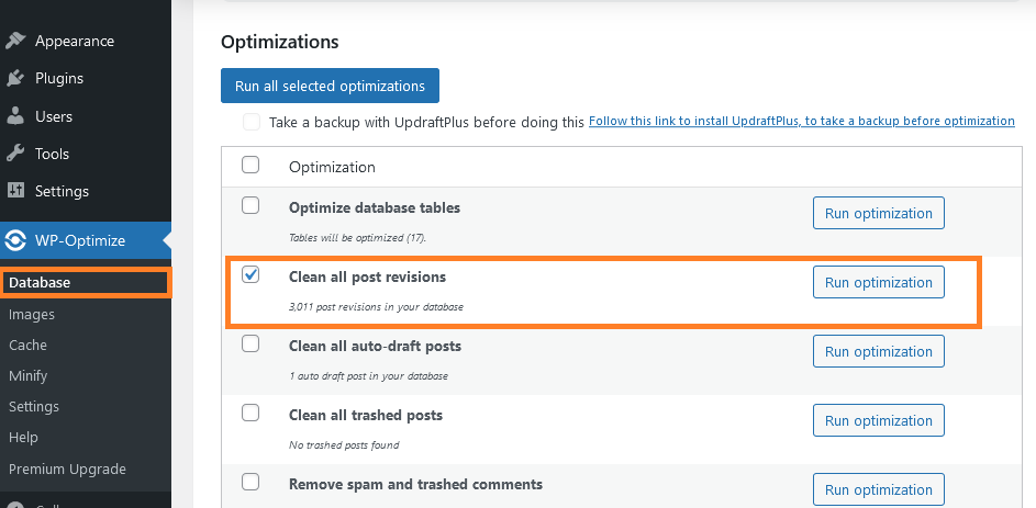 plugin to Remove Post Revision from wordpress