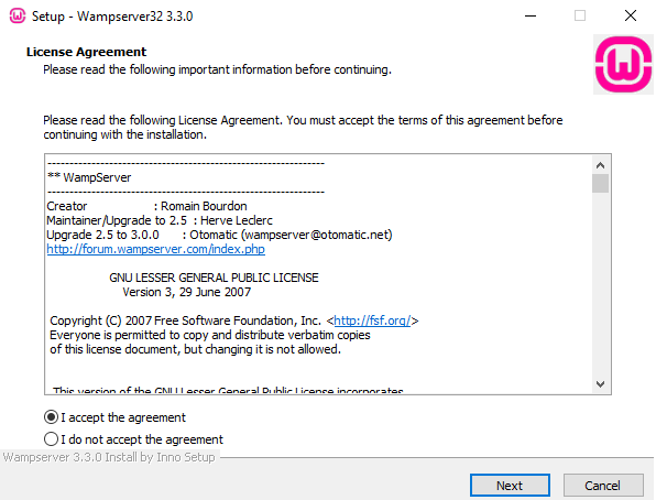 install wamp to install WordPress on localhost