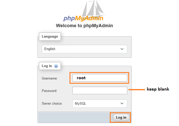 welcome to phpmysql database