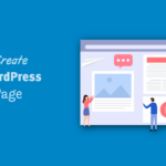 create a page in Wordpress