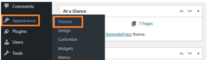 change your WordPress theme