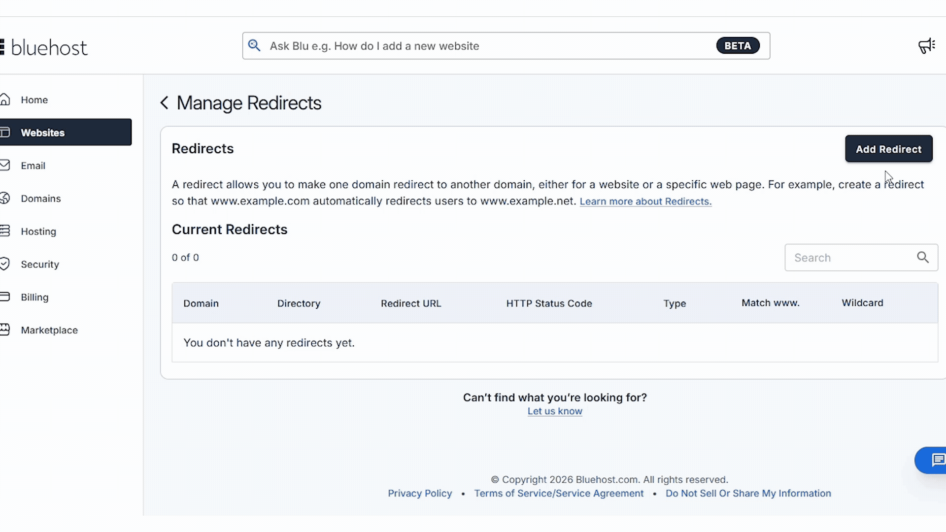 redirects