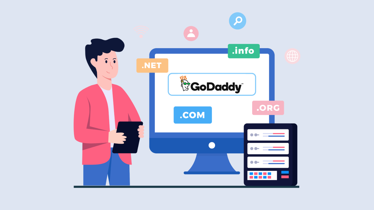 how to register a domain name on GoDaddy