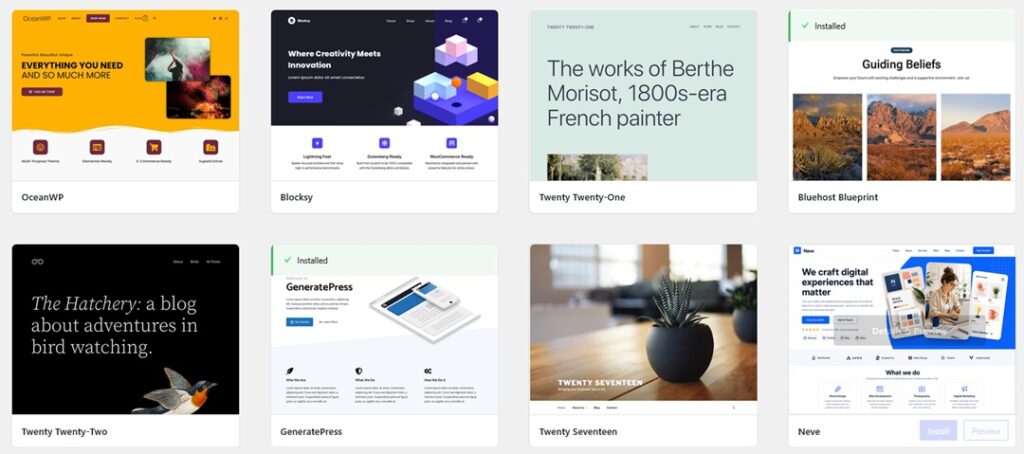 what is wordpress themes